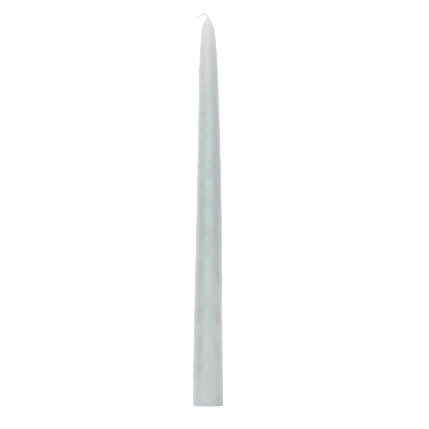 Bougies La Francaise - French made Taper Candle - Made in France, Silky Silver color , +/- 12-Hour Burn Time - 0.87 x 11.42 inches