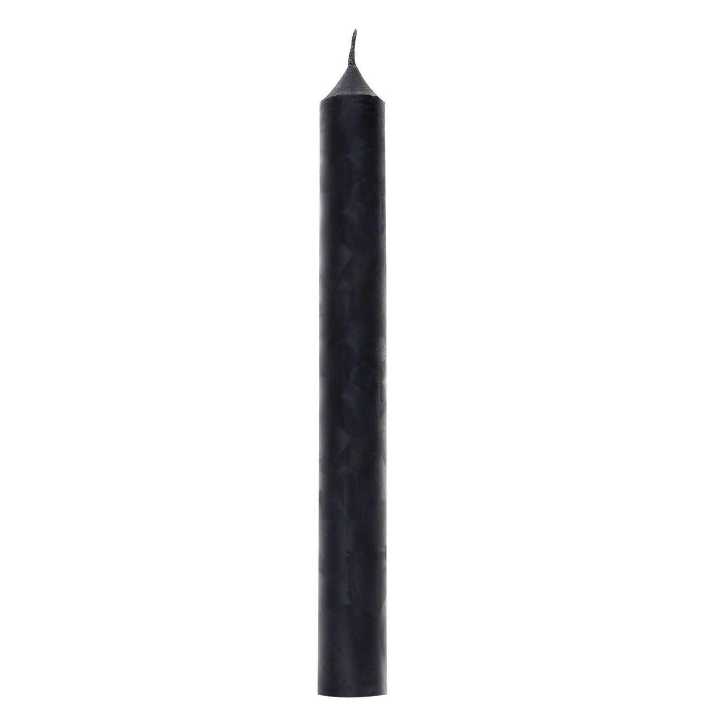 Bougies La Francaise - French made Dinner Candle - Made in France, Silky Black color , +/- 7-Hour Burn Time - 0.87 x 8.66 inches