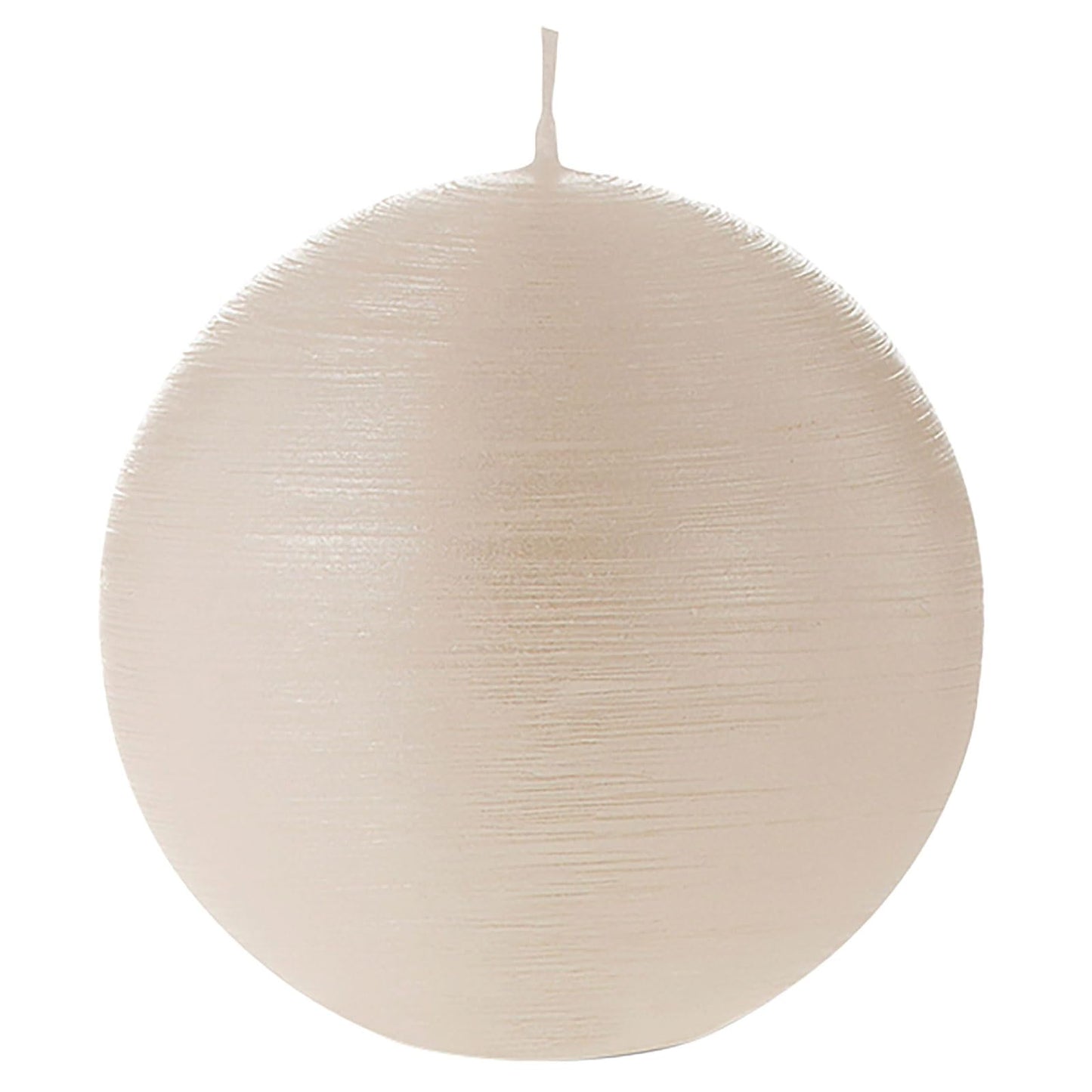 Bougies La Francaise - Ball Candle - Made in Europe, Peraly White color , 200g,  +/- 15-Hour Burn Time - Diameter 3.15 inches