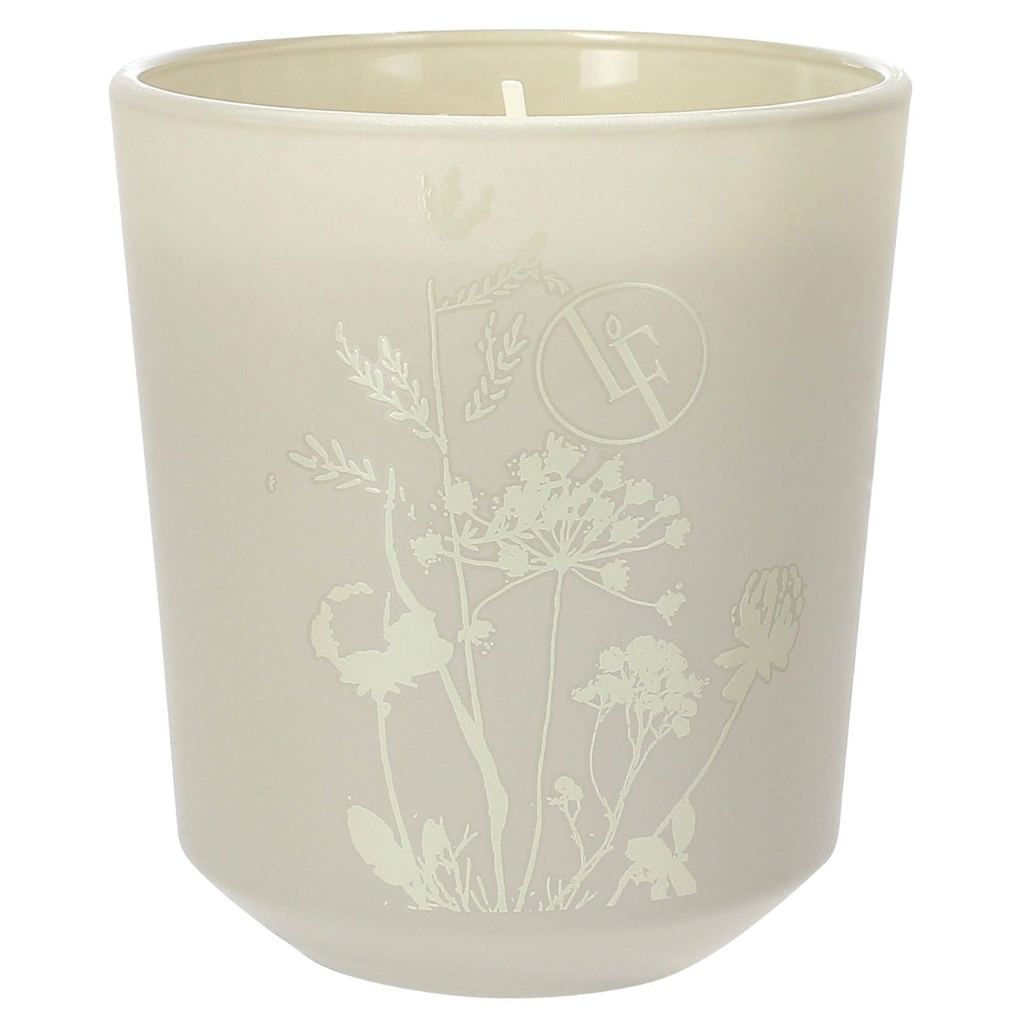 Bougies La Francaise - French-made Scented Candle Jar - Powder of Iris - Made in France, 200 grams, +/- 40-Hour Burn Time - 3.35 x 3.35 x 3.76 inches