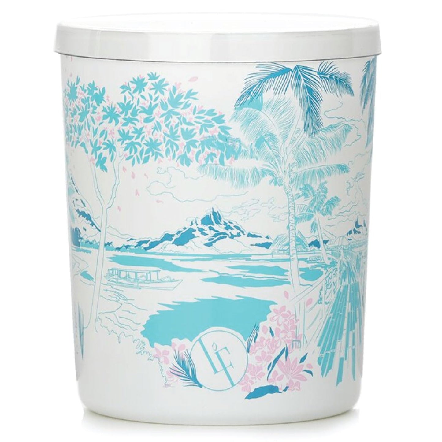 Bougies La Francaise - French-made Scented Candle Jar -  Island Garden - Made in France, 180 grams, +/- 40-Hour Burn Time - 2.95 x 3.74 inches