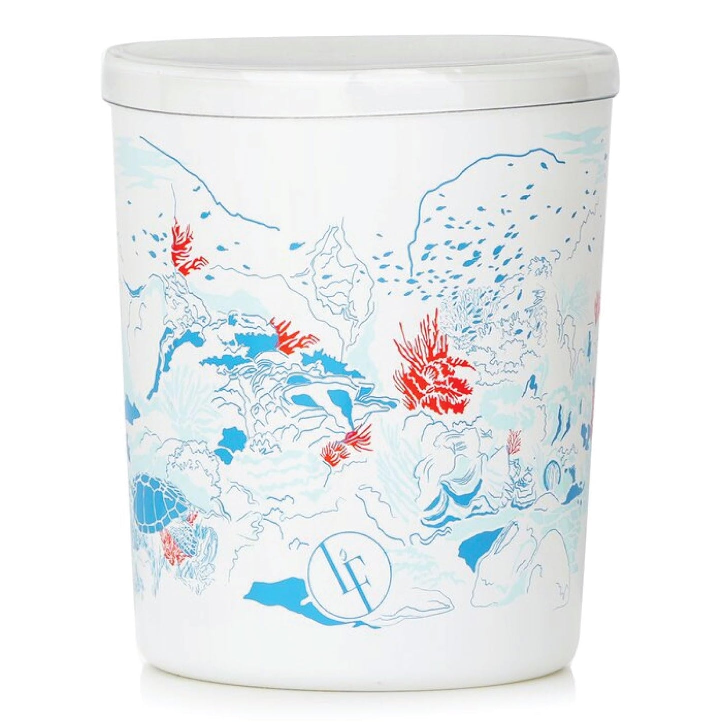 Bougies La Francaise - French-made Scented Candle Jar -  Coral Garden - Made in France, 180 grams, +/- 40-Hour Burn Time - 2.95 x 3.74 inches