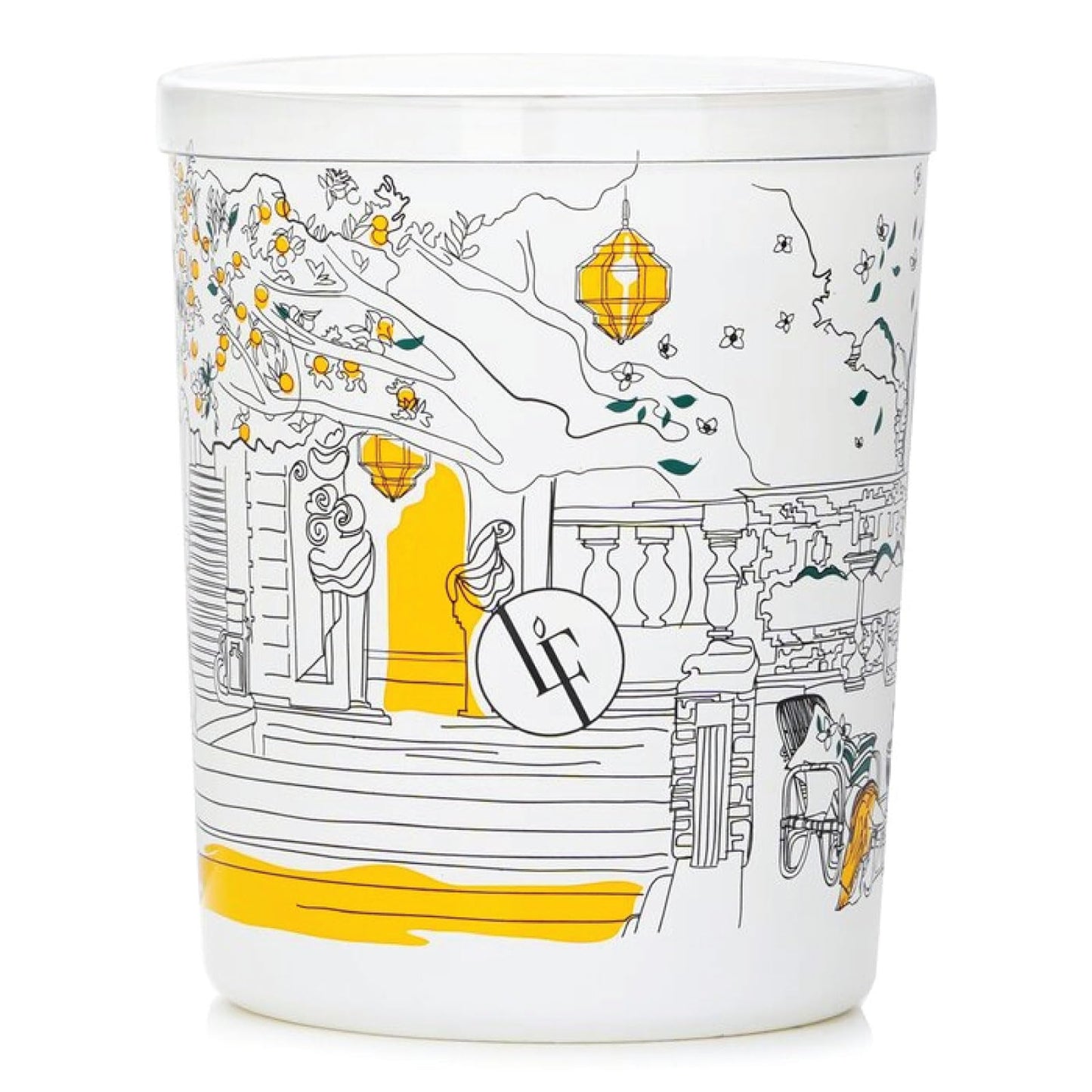 Bougies La Francaise - French-made Scented Candle Jar -  Hesperid Garden - Made in France, 180 grams, +/- 40-Hour Burn Time - 2.95 x 3.74 inches