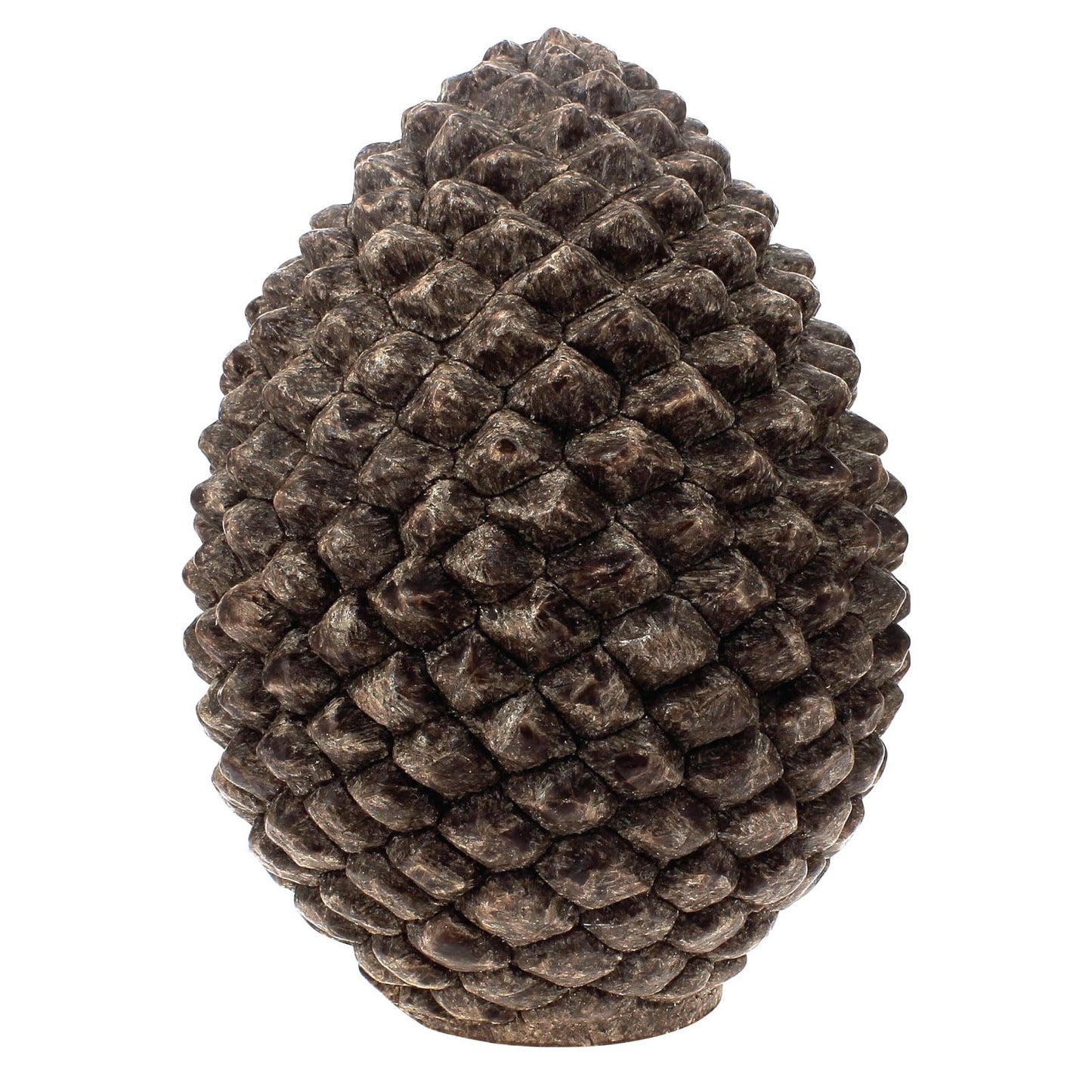 Bougies La Francaise - Pine Cone Candle XL - Made in Tunisia, Brown color , +/- 200-Hour Burn Time - 7.09 x 9.84 inches