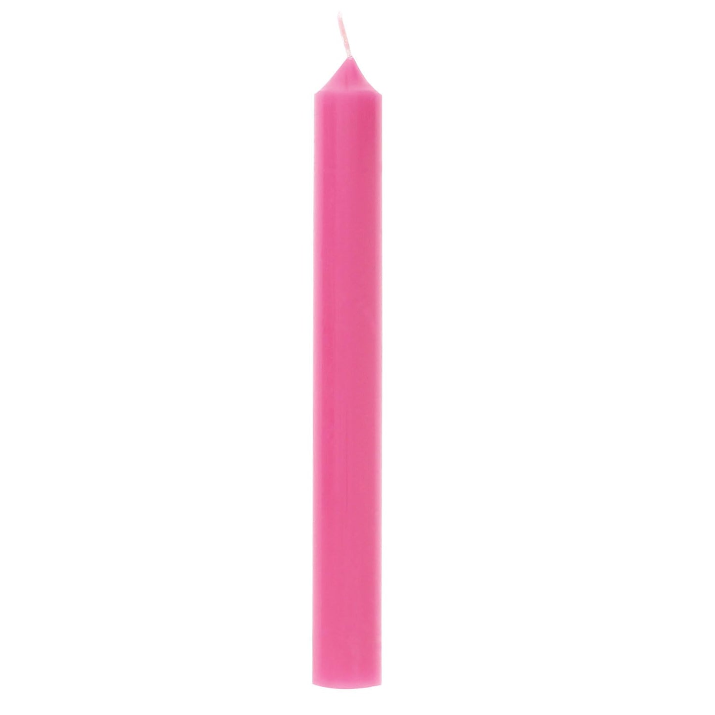 Bougies La Francaise - French made Dinner Candle - Made in France, Candy Rose color , +/- 7-Hour Burn Time - 0.87 x 8.66 inches