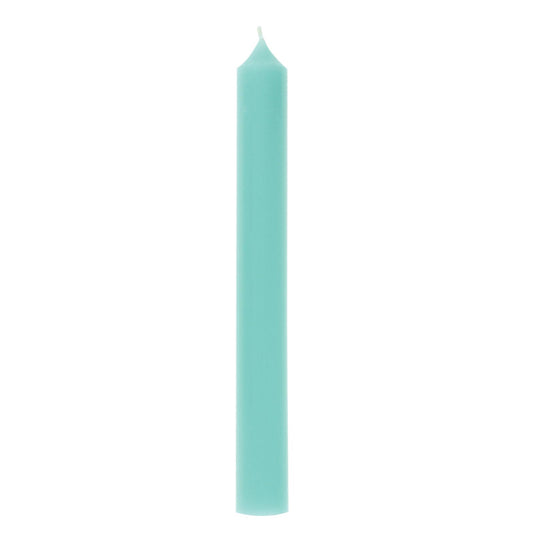 Bougies La Francaise - French made Dinner Candle - Made in France, Mint Green color , +/- 7-Hour Burn Time - 0.87 x 8.66 inches