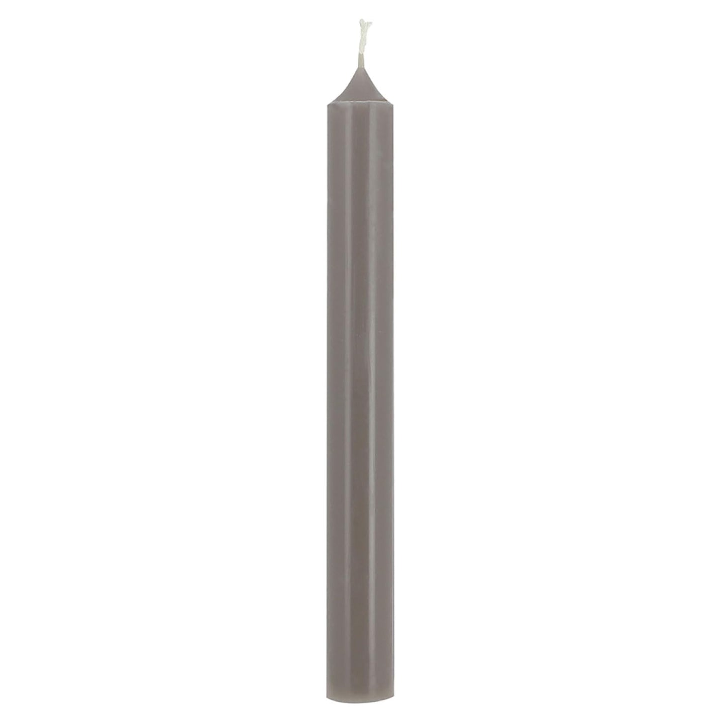 Bougies La Francaise - French made Dinner Candle - Made in France, Chic Moka color , +/- 7-Hour Burn Time - 0.87 x 8.66 inches