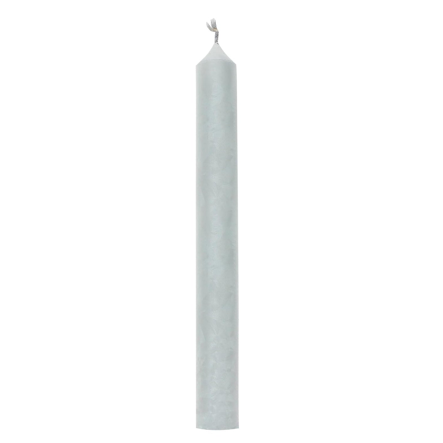 Bougies La Francaise - French made Dinner Candle - Made in France,  Silky Silver color , +/- 7-Hour Burn Time - 0.87 x 8.66 inches