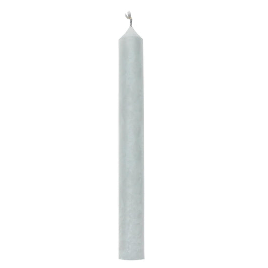 Bougies La Francaise - French made Dinner Candle - Made in France,  Silky Silver color , +/- 7-Hour Burn Time - 0.87 x 8.66 inches