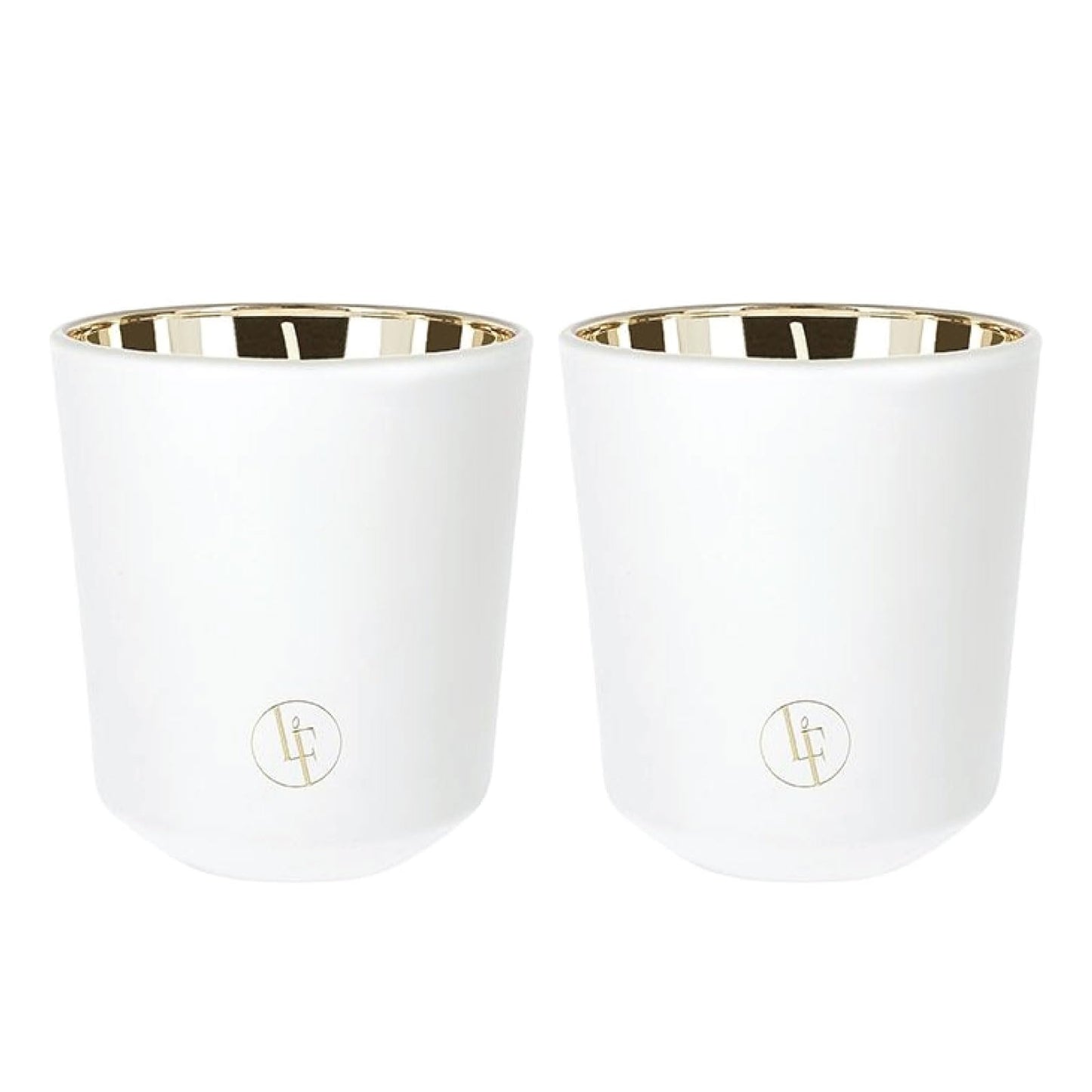 Bougies La Francaise - French-made Scented Candle Jars Coffret - Golden Lily - Made in France, 2x70 grams, +/- 20 x 2 - Hour Burn Time - 2.36 x 2.76 inches