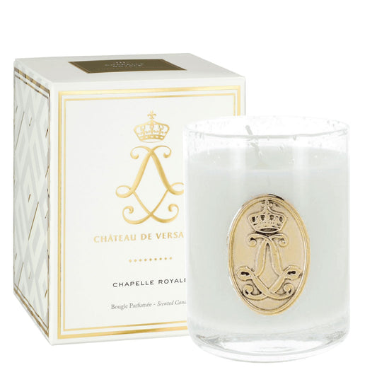 Château de Versailles - French-made Scented Candle Jar - Chapelle Royale - Made in France, 100 grams, +/-25-Hour Burn Time - 3.15 x 3.15 x 3.85 inches
