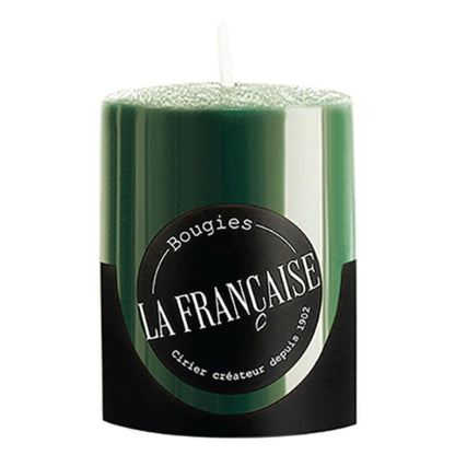 Bougies La Francaise - French made Votive Candle - Made in France, Green color , +/- 12-Hour Burn Time - 1.50 x 1.96 inches
