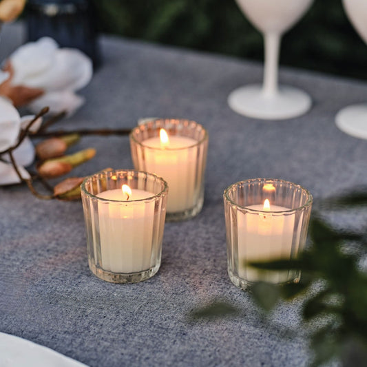 Bougies La Francaise - Mini Photophore Candle Jar - Made in Europe, 50 grams, +/- 13-Hour Burn Time - 2.36 x 2.24 inches