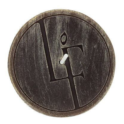 Bougies La Francaise - Rough Pillar Candle - Made in Tunisia, Brown color , +/- 75-Hour Burn Time - 2.76 x 5.9 inches